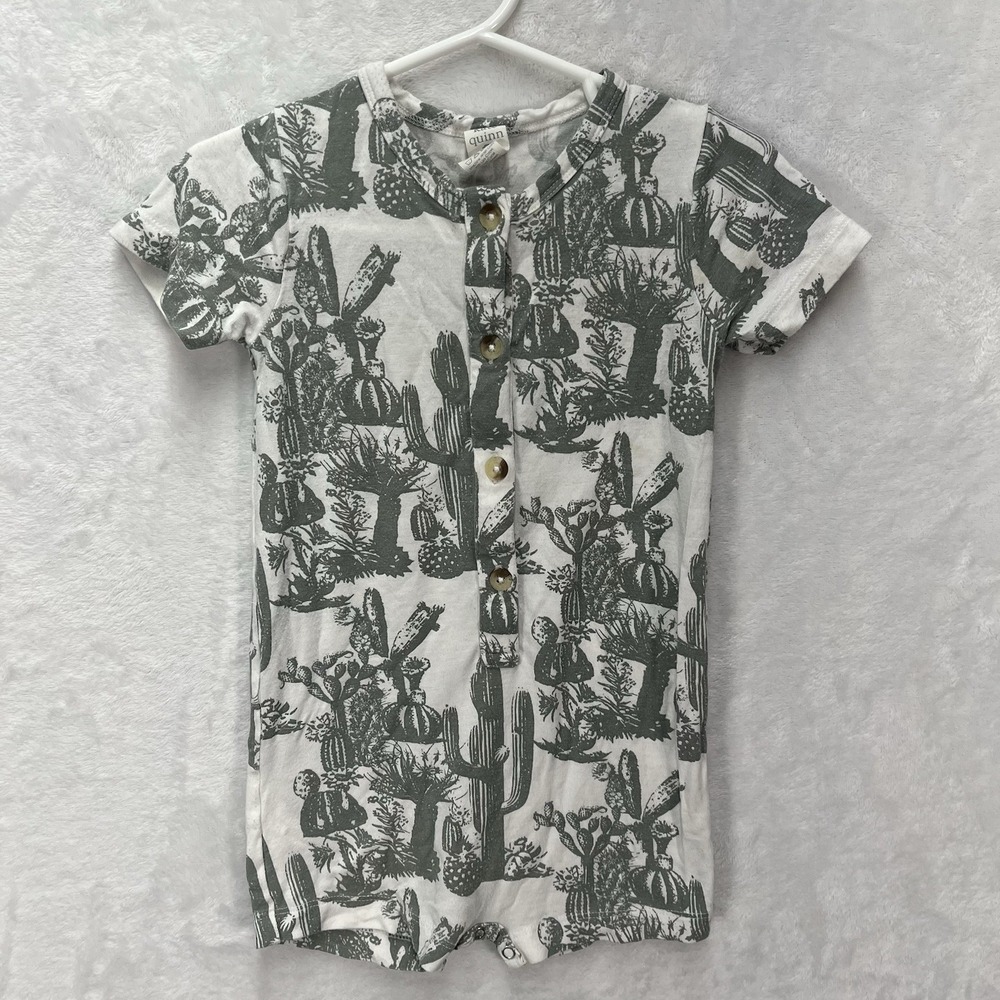 Kate Quinn Short Sleeve Romper Unisex Baby 18-24m Southwestern Cactus